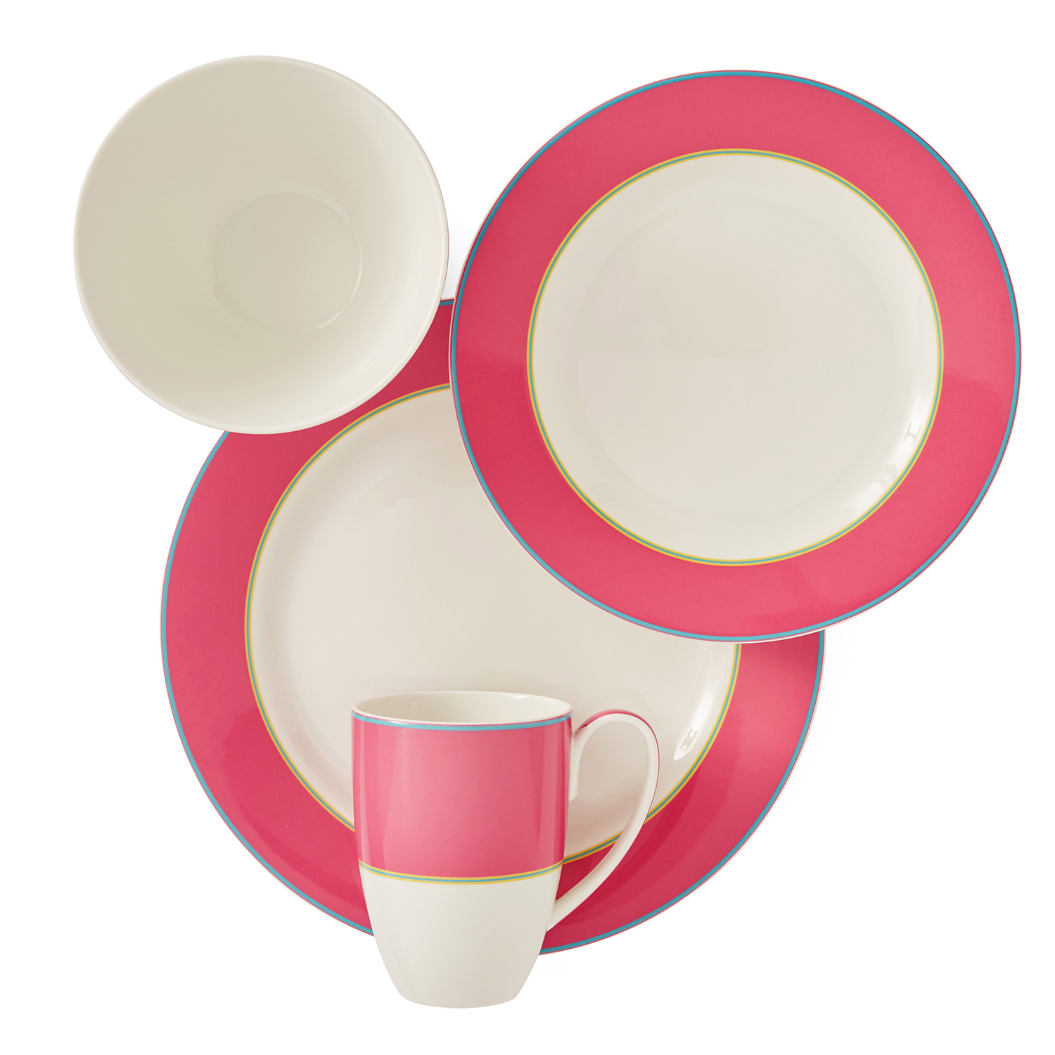 Kit Kemp Calypso 4 piece set - Pink image number null